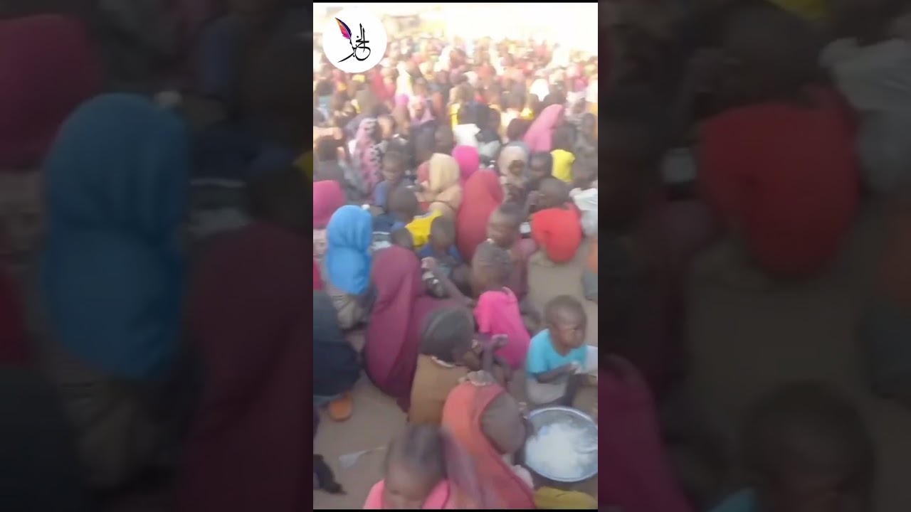 شاهد..توزيع الوجبات على النازحين في الفاشر #شبكة الخبر