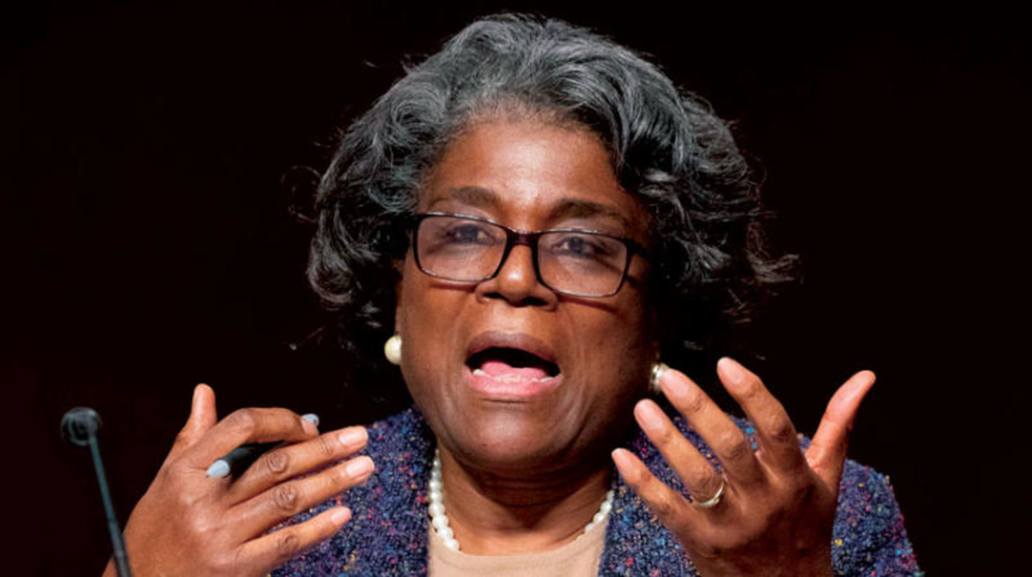 كشفت مندوبة الولايات المتحدة في الأمم المتحدة السفيرة ليندا توماس جرينفيلد، عن تنظيم  بلادها اجتماعًا جانبيًا على هامش الجمعية العامة للأمم المتحدة في نيويورك  حول السودان، سيشارك فيه المبعوث الخاص توم بيرييلو وزير الخارجية أنتوني بلينكن.