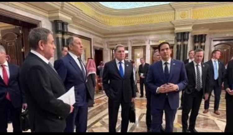 اجتمع وزير الخارجية ماركو روبيو اليوم بنظيره الروسي سيرجي لافروف كمتابعة للمحادثة بين الرئيس ترامب ونظيره الروسي فلاديمير بوتين يوم 12  فبراير.