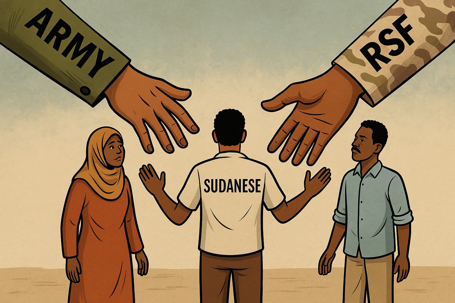 مقدمة: تُعدّ الحالة السودانية الراهنة، وخاصة الحرب الدائرة بين الجيش بقيادة الجنرال عبد الفتاح البرهان وقوات الدعم السريع بقيادة محمد حمدان دقلو (حميدتي)، نموذجاً معقداً لتداخل العوامل السياسية والاجتماعية والنفسية في تشكيل المواقف العام