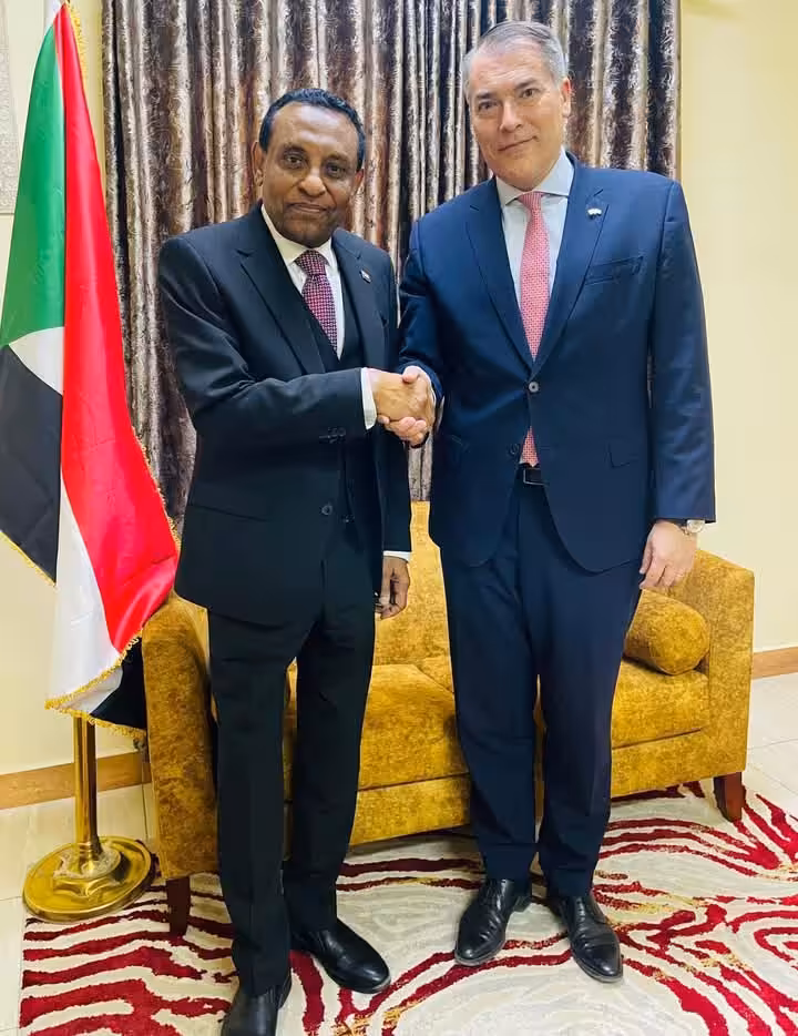 في أول تحرك دبلوماسي له عقب أدائه اليمين الدستورية وتسلّمه مهامه رسميًا، استقبل رئيس الوزراء السوداني، البروفيسور كامل الطيب إدريس،