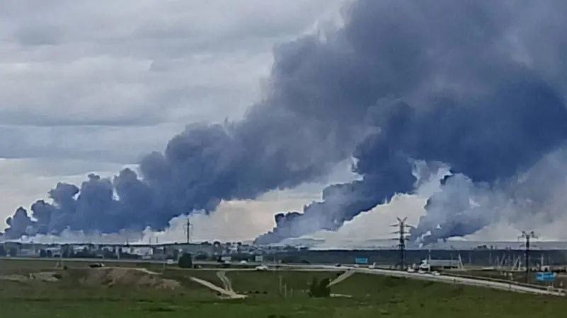 شهدت الحرب الروسية الأوكرانية تصعيدًا ميدانيًا حادًا، اليوم الأحد، مع تنفيذ أوكرانيا واحدة من أكبر هجماتها بالطائرات المسيّرة داخل العمق الروسي،