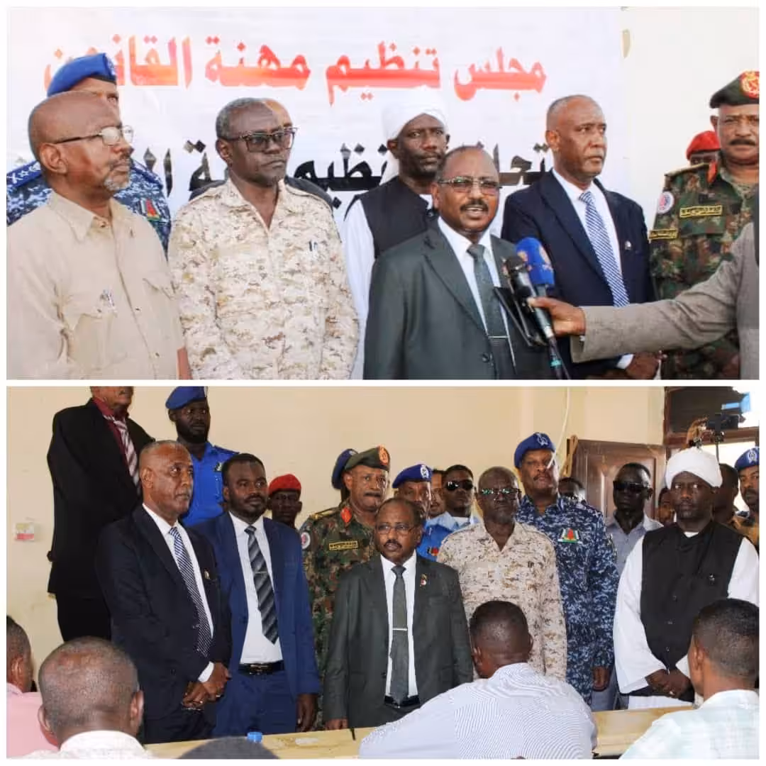 دشّن وزير العدل الدكتور عبد الله درف ظهر السبت بقاعة كلية الاقتصاد بجامعة النيلين امتحان تنظيم مهنة القانون (المعادلة) لدورة أكتوبر 2025م، وذلك بحضور والي الخرطوم  محمد عثمان حمزة وعدد من قيادات وزارة العدل والسلطة القضائية والجهات العدلية ذات الصلة.